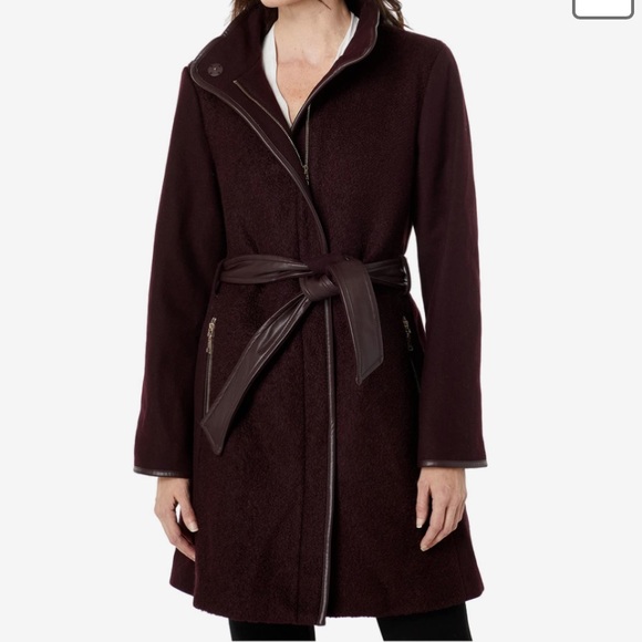 Vince Camuto Jackets & Blazers - Vince Camuto Belted Wool Trenchcoat